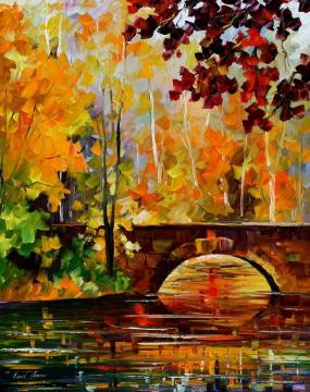 The Link To Autumn Artwork by Leonid Afremov
