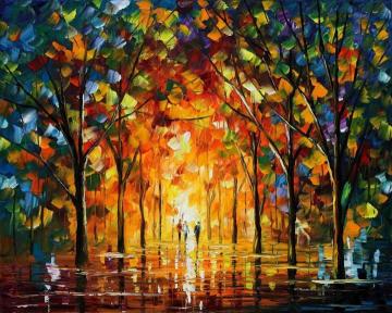 The return of the sun Artwork by Leonid Afremov