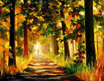 The soul of the forest Artwork by Leonid Afremov