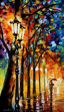 The soul of the park Artwork by Leonid Afremov