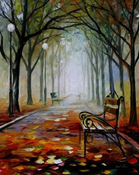 The Way To The Fog Artwork by Leonid Afremov