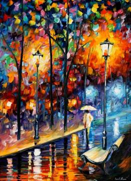 Warm winter Artwork by Leonid Afremov
