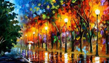 White Mood Artwork by Leonid Afremov