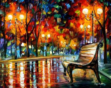 Why did she leave Artwork by Leonid Afremov