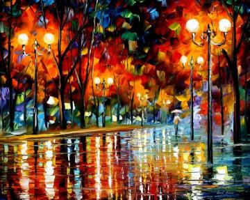 Why did she leave Artwork by Leonid Afremov