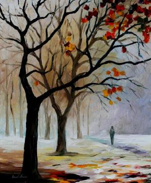 Winter silence Artwork by Leonid Afremov