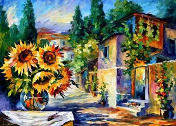 Greek noon Artwork by Leonid Afremov