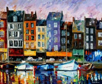 Honfleur - normandie Artwork by Leonid Afremov