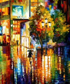 Joy reflections Artwork by Leonid Afremov