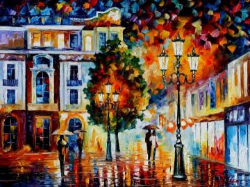 Lonley couples Artwork by Leonid Afremov
