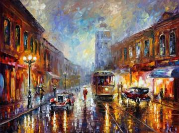 Los Angeles, 1920 Artwork by Leonid Afremov