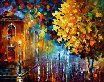Magic rain Artwork by Leonid Afremov