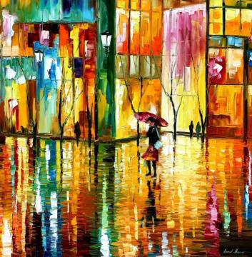 Midnight Rhythm Artwork by Leonid Afremov
