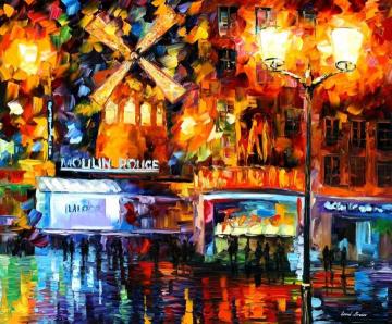Moulin Rouge Artwork by Leonid Afremov