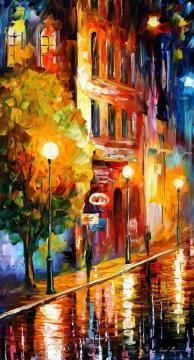Mysterious night Artwork by Leonid Afremov