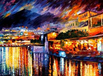 Naples - vesuvius Artwork by Leonid Afremov