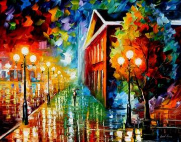 Night Artwork by Leonid Afremov
