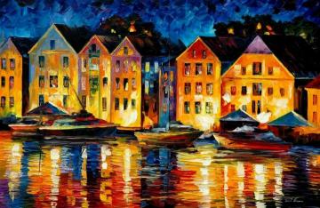 Night resting Artwork by Leonid Afremov