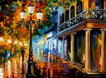 Night transformation Artwork by Leonid Afremov