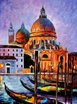 Night venice Artwork by Leonid Afremov