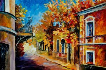 Old balcony Artwork by Leonid Afremov