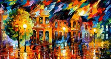 Old street Artwork by Leonid Afremov