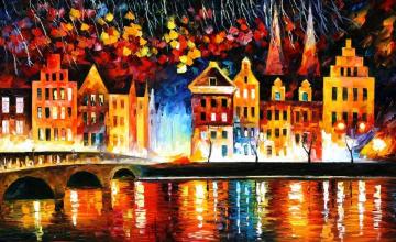 On the other shore Artwork by Leonid Afremov