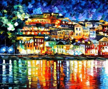 Parga - greece Artwork by Leonid Afremov