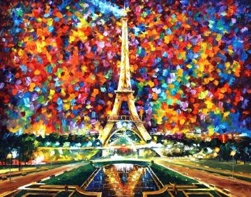 Paris Of My Dreams Artwork by Leonid Afremov