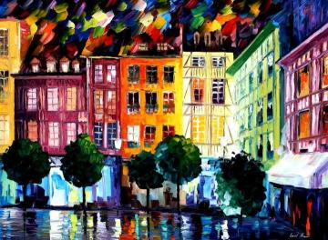 Rouin- france Artwork by Leonid Afremov