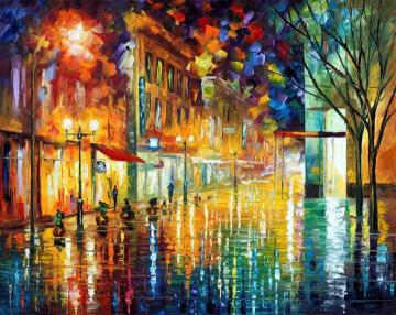 Scent of rain Artwork by Leonid Afremov