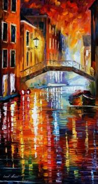 The Canals Of Venice Artwork by Leonid Afremov