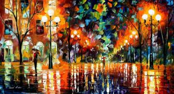The Spectrum For Happiness Artwork by Leonid Afremov