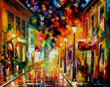 Waves of excitement Artwork by Leonid Afremov