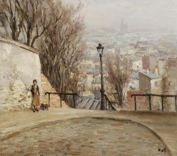 Over The City Artwork by Marcel Dyf