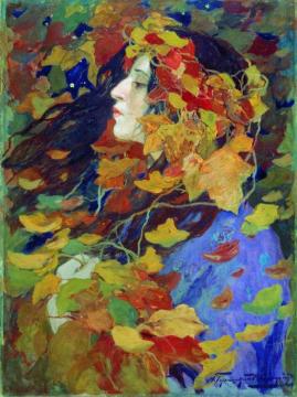 Falling Leaves Artwork by Ivan Goryushkin-Sorokopudov