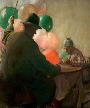 Balloons Artwork by Ernest Townsend