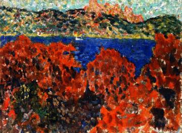 Red Rocks Artwork by Louis Valtat