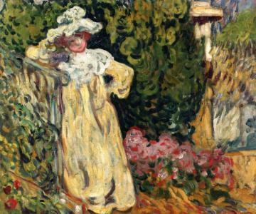 Woman Standing Artwork by Louis Valtat