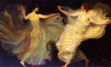 Dancers Artwork by Franz von Stuck