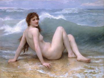 La Vague (the Wave) Artwork by William Adolphe Bouguereau