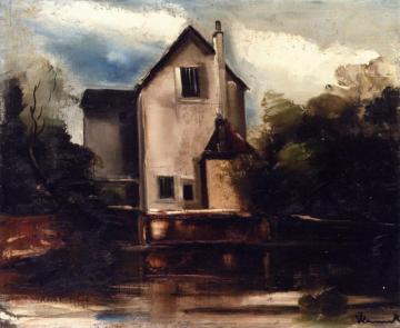 By The Water Artwork by Maurice De Vlaminck