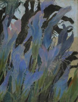 Irises Artwork by Stanislaw Wyspianski
