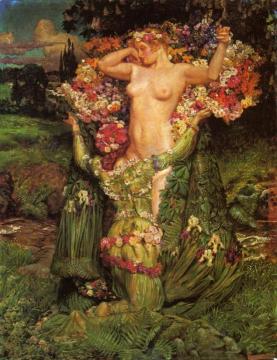 Rising Spring Artwork by John Byam Liston Shaw