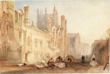 Oxford, Merton College Artwork by Joseph Mallord William Turner