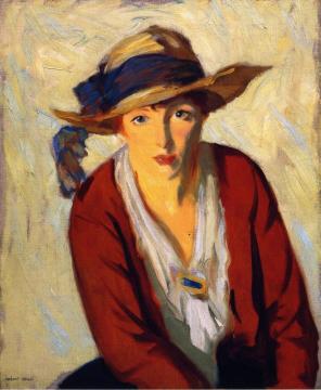 The Beach Hat Artwork by Robert Henri