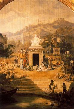 Techo Del Teatro Cervantes Artwork by Antonio Muñoz Degrain