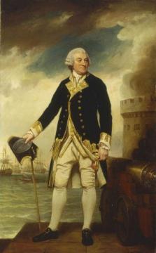 Admiral Sir Francis Geary Artwork by George Romney