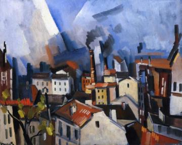 Suresnes Artwork by Maurice De Vlaminck