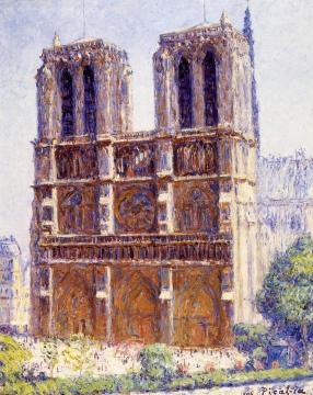 Notre Dame, the Effect of Sunlight Artwork by Francis Picabia